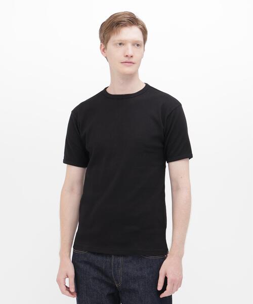 AVIREX(アヴィレックス)の「《DAILY/デイリー》MINI WAFFLE S/S T-SHIRT / デイリーウェア ミニワッフル 半袖Tシャツ / AVIREX / アヴィレックス(Tシャツ/カットソー・メンズ・ホワイト/ブラック/グレー・SMALL/X-LARGE/MEDIUM/LARGE)」の2枚目の写真