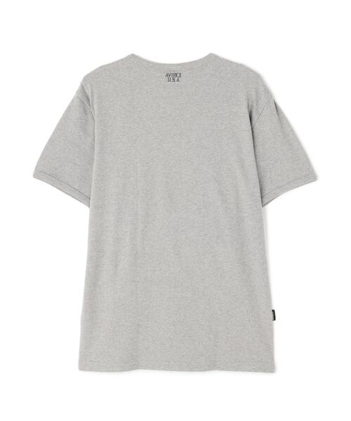 AVIREX(アヴィレックス)の「《DAILY/デイリー》MINI WAFFLE S/S T-SHIRT / デイリーウェア ミニワッフル 半袖Tシャツ / AVIREX / アヴィレックス(Tシャツ/カットソー・メンズ・ホワイト/ブラック/グレー・SMALL/X-LARGE/MEDIUM/LARGE)」の14枚目の写真