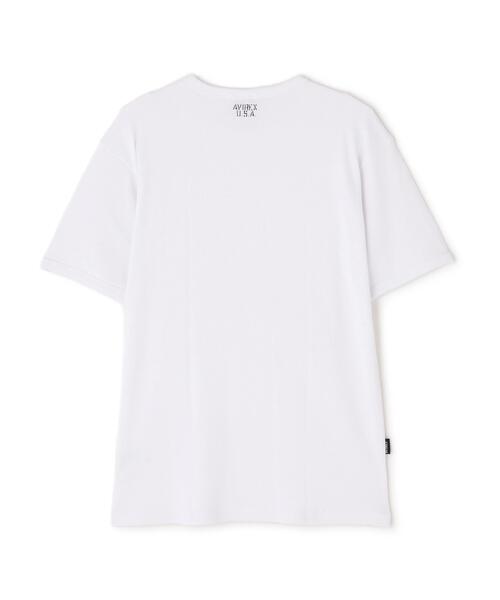AVIREX(アヴィレックス)の「《DAILY/デイリー》MINI WAFFLE S/S T-SHIRT / デイリーウェア ミニワッフル 半袖Tシャツ / AVIREX / アヴィレックス(Tシャツ/カットソー・メンズ・ホワイト/ブラック/グレー・SMALL/X-LARGE/MEDIUM/LARGE)」の20枚目の写真