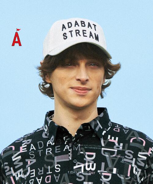 ADABAT STREAM(アダバットストリーム)の「ADABAT STREAM ロゴキャップ(キャップ・メンズ・サンドベージュ/ホワイト/ブラック・00)」の2枚目の写真