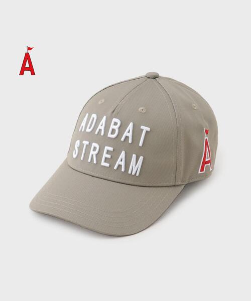 ADABAT STREAM(アダバットストリーム)の「ADABAT STREAM ロゴキャップ(キャップ・メンズ・サンドベージュ/ホワイト/ブラック・00)」の3枚目の写真