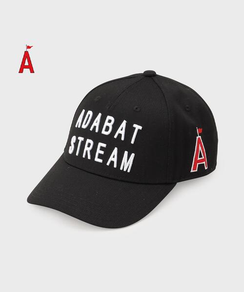 ADABAT STREAM(アダバットストリーム)の「ADABAT STREAM ロゴキャップ(キャップ・メンズ・サンドベージュ/ホワイト/ブラック・00)」の1枚目の写真