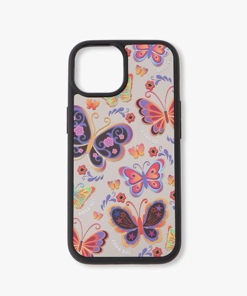 iPhoneケースlimited ミラー×バタフライ(iPhone15/14/13対応