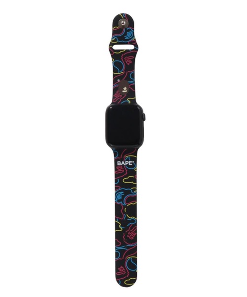 BAPE NEON CAMO WATCH BAND 時計バンド A BATHING APE（アベイシングエイプ）の「NEON CAMO WATCH BAND