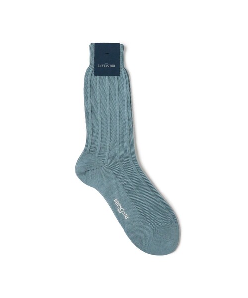 BEAMS F（ビームスエフ）の「BRESCIANI / コットン リブ ソックス（ソックス/靴下・メンズ・レッド系その他4/ブルー系その他2/オフホワイト・ONE SIZE）」の2枚目の写真