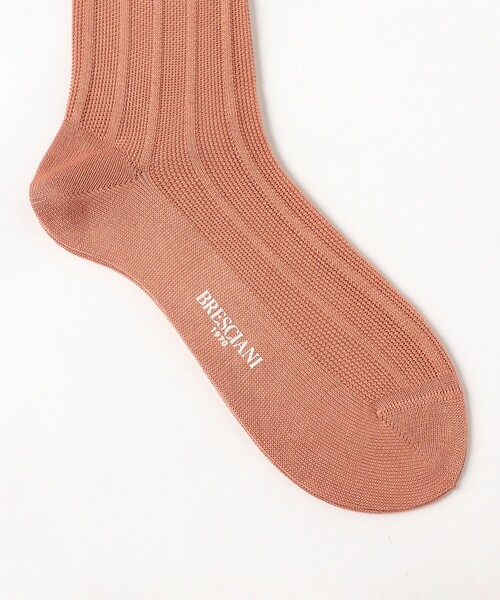 BEAMS F（ビームスエフ）の「BRESCIANI / コットン リブ ソックス（ソックス/靴下・メンズ・レッド系その他4/ブルー系その他2/オフホワイト・ONE SIZE）」の5枚目の写真