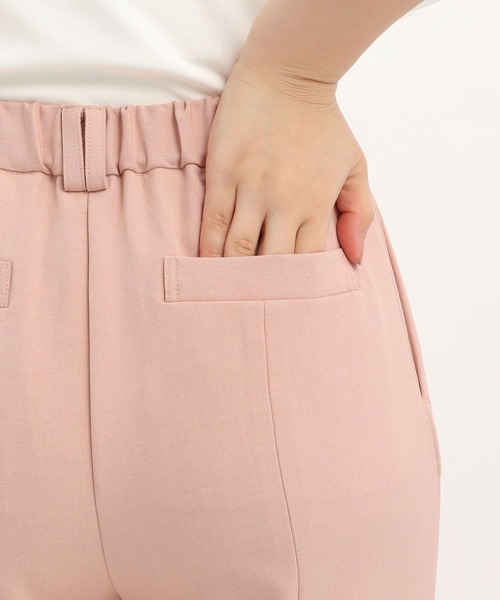 Andemiu（アンデミュウ）の「バックスリットストレートパンツ325583（スラックス・レディース・オレンジ/ブラック/グレー・MEDIUM/SMALL）」の9枚目の写真