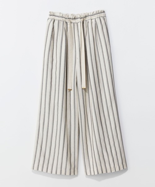 AMERICAN RAG CIE(アメリカンラグシー)の「【AMERICAN RAG CIE】ストライプパンツ(WOMEN)(その他パンツ・レディース・オレンジ/ナチュラル・FREE)」の2枚目の写真