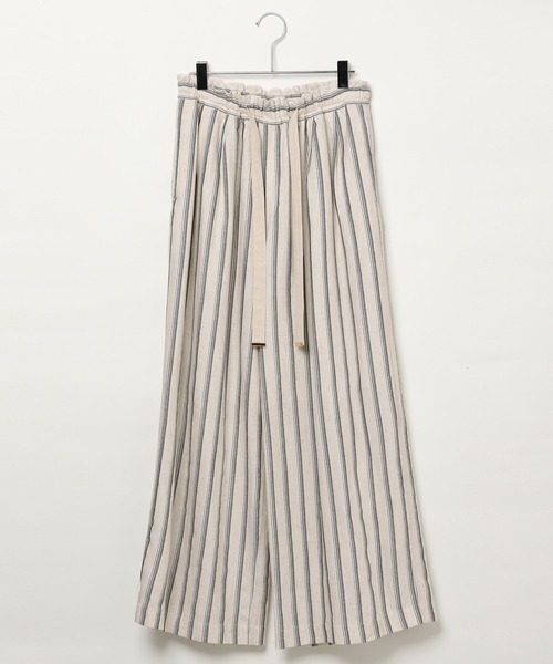 AMERICAN RAG CIE(アメリカンラグシー)の「【AMERICAN RAG CIE】ストライプパンツ(WOMEN)(その他パンツ・レディース・オレンジ/ナチュラル・FREE)」の5枚目の写真