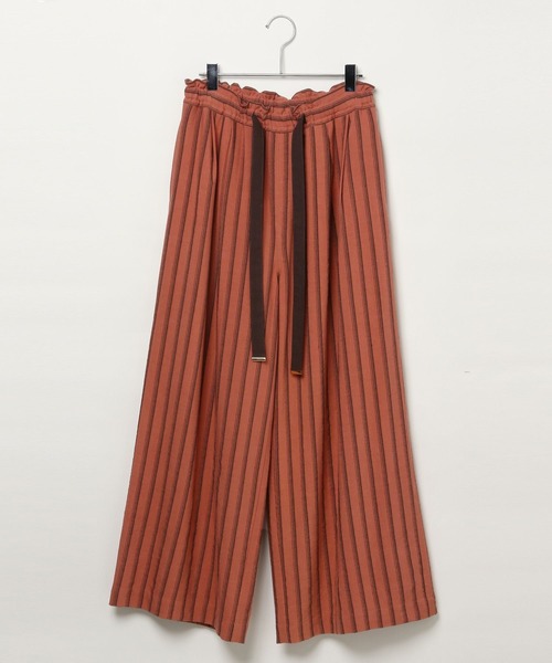 AMERICAN RAG CIE(アメリカンラグシー)の「【AMERICAN RAG CIE】ストライプパンツ(WOMEN)(その他パンツ・レディース・オレンジ/ナチュラル・FREE)」の13枚目の写真