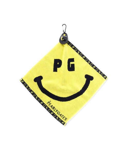 PEARLY GATES】タオルホルダー付き PG SMILEタオル (UNISEX)（ゴルフ