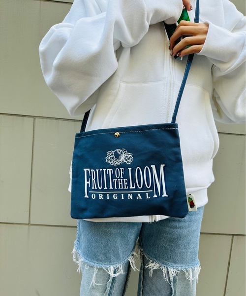 FRUIT OF THE LOOM(フルーツオブザルーム)の「FRUIT OF THE LOOM / FTL GRAPHIC COTTON SHOULDER BAG / 80977400(ショルダーバッグ・レディース・ブルー/グリーン/イエロー/ベージュ/サックスブルー/オレンジ・ONESIZE)」の5枚目の写真