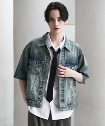 CLEL】Balloon Sleeve Loose Regular Collar Shirt / バルーン袖ルーズ