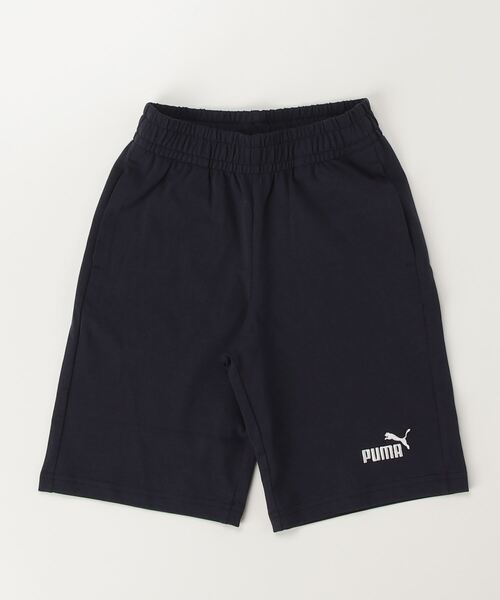 PUMA(プーマ)の「プーマ PUMA ESS NO.1 ロゴ ジャージー ショーツ B_(その他パンツ・キッズ・ブラック/ネイビー・120cm/130cm/140cm/150cm/160cm)」の1枚目の写真