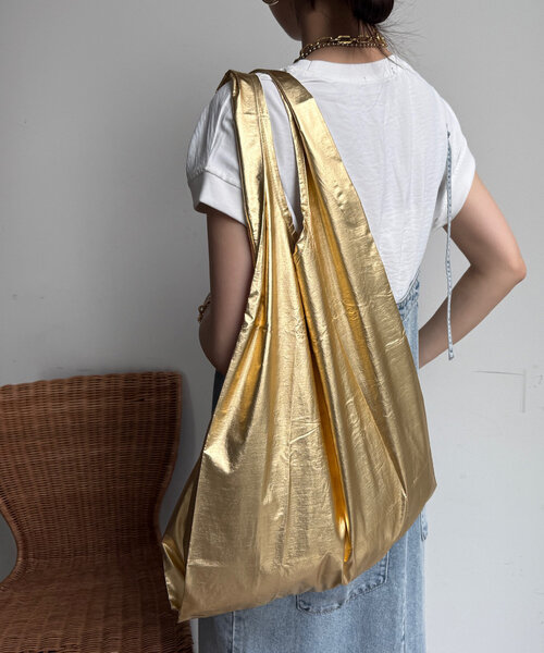 DouDou(ドゥドゥ)の「【BAGGU/バグゥ】25SS STANDARD BAGGU メタリック(エコバッグ/サブバッグ・レディース・シルバー/ゴールド・FREE)」の20枚目の写真