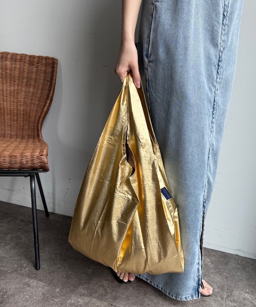 DouDou(ドゥドゥ)の「【BAGGU/バグゥ】25SS STANDARD BAGGU メタリック(エコバッグ/サブバッグ・レディース・シルバー/ゴールド・FREE)」の9枚目の写真