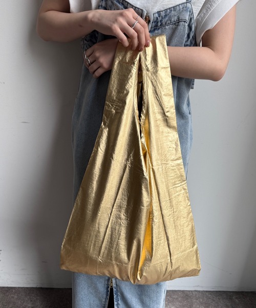 DouDou(ドゥドゥ)の「【BAGGU/バグゥ】25SS STANDARD BAGGU メタリック(エコバッグ/サブバッグ・レディース・シルバー/ゴールド・FREE)」の11枚目の写真