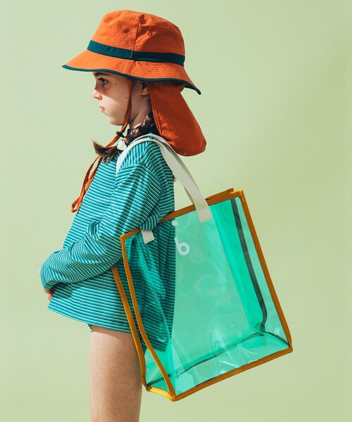 こども ビームス（コドモビームス）の「プールバッグ 2025（トートバッグ・キッズ・ピンク/グリーン/ブラック/ブルー・ONE SIZE）」の3枚目の写真