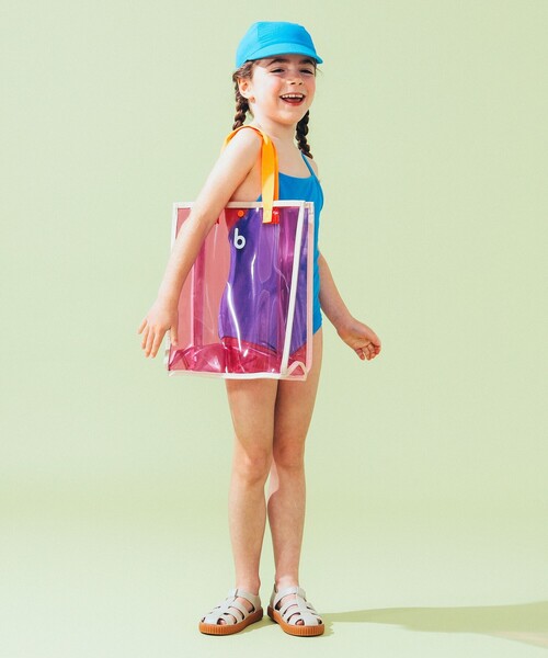 こども ビームス（コドモビームス）の「プールバッグ 2025（トートバッグ・キッズ・ピンク/グリーン/ブラック/ブルー・ONE SIZE）」の6枚目の写真