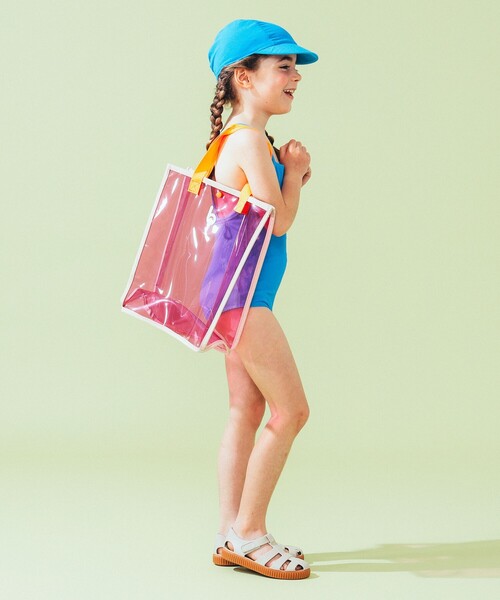 こども ビームス（コドモビームス）の「プールバッグ 2025（トートバッグ・キッズ・ピンク/グリーン/ブラック/ブルー・ONE SIZE）」の7枚目の写真