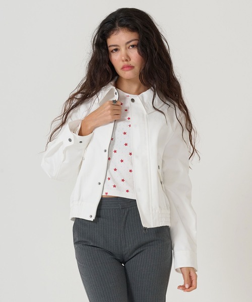 ジップアップ コンパクトブルゾン TINA：JOJUN ジップアップコンパクトブルゾン | sakko | TINA：JOJUN