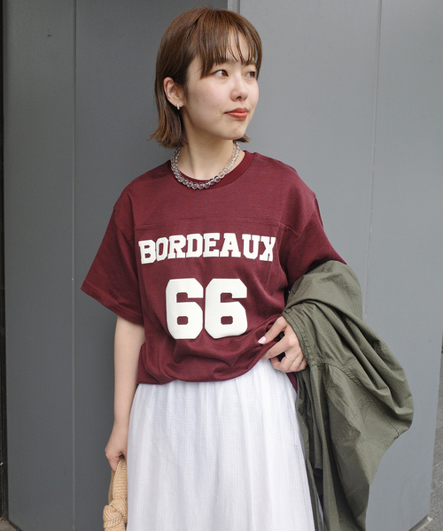 tシャツ VOTE MAKE NEW CLOTHES FOOTBALL T SHIRT 25SSVMVC-005CS レディース セール】VOTE MAKE NEW CLOTHES FOOTBALL T SHIRT 25SSVMVC