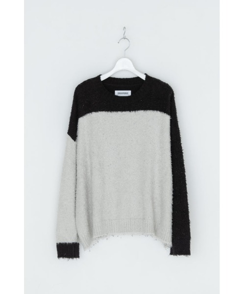 DISCOVERED(ディスカバード)の「DISCOVERED ADULT ANARCHY KNIT(ニット/セーター・メンズ・ブルー系その他/ホワイト系その他・1/3)」の1枚目の写真