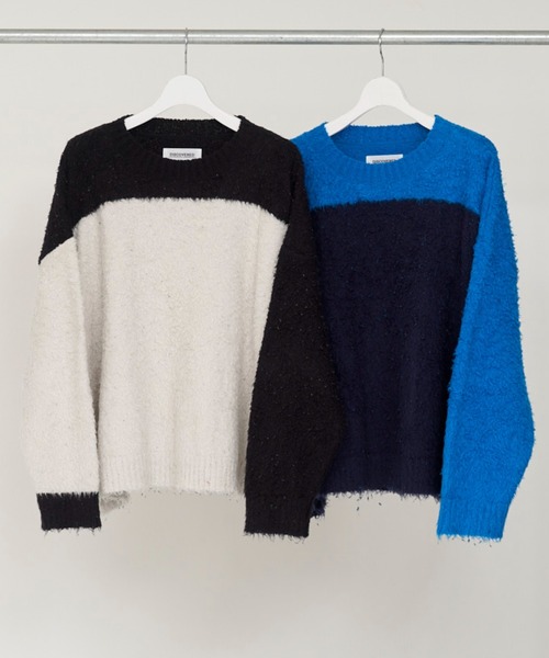 DISCOVERED(ディスカバード)の「DISCOVERED ADULT ANARCHY KNIT(ニット/セーター・メンズ・ブルー系その他/ホワイト系その他・1/3)」の3枚目の写真
