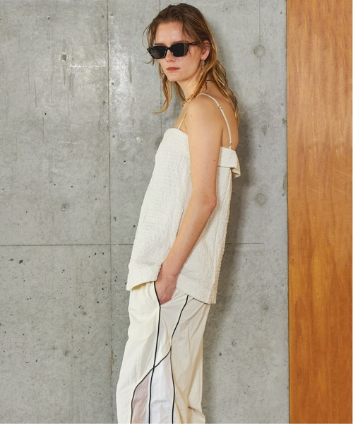 Jacquard Volume Sleeve Tops/ジャガードボリュームスリーブ