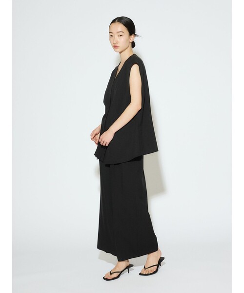 MIDIUMISOLID(ミディウミソリッド)の「MIDIUMISOLID for Ladies ストレートワイドパンツ(その他パンツ・レディース・ベージュ/グレー/ブラック・36/38)」の8枚目の写真