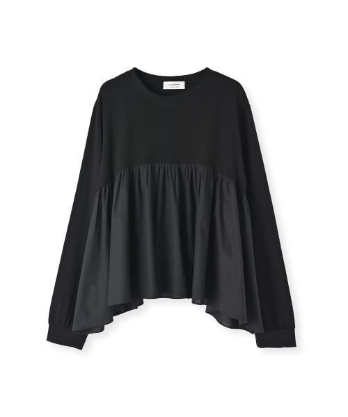 marjour（マージュール）の「OTONA SWITCHING PEPLUM TEE(25SS)（Tシャツ/カットソー・レディース・オフホワイト/ブラック・M）」の22枚目の写真