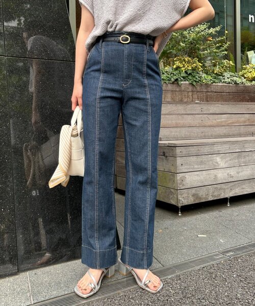 累計販売7000本突破／革命デニム】センターシームデニムパンツ