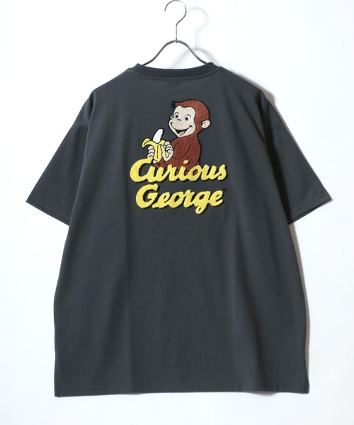45Rの Tシャツ　おさるさんの絵柄可愛いです。 可愛いお猿さんのイラストTシャツ（ラグランTシャツ）|デザインT