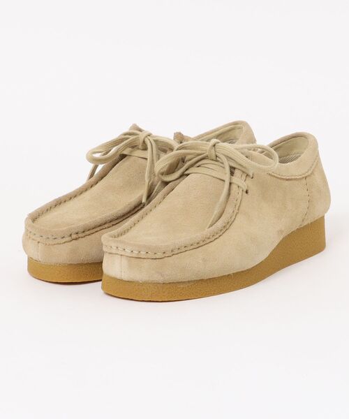 Clarks(クラークス)の「【clarks】 WallabeeEVO WP(モカシン/デッキシューズ・レディース・ダークベージュ・22.5cm/23.0cm/23.5cm/24.0cm/24.5cm/25.0cm)」の1枚目の写真