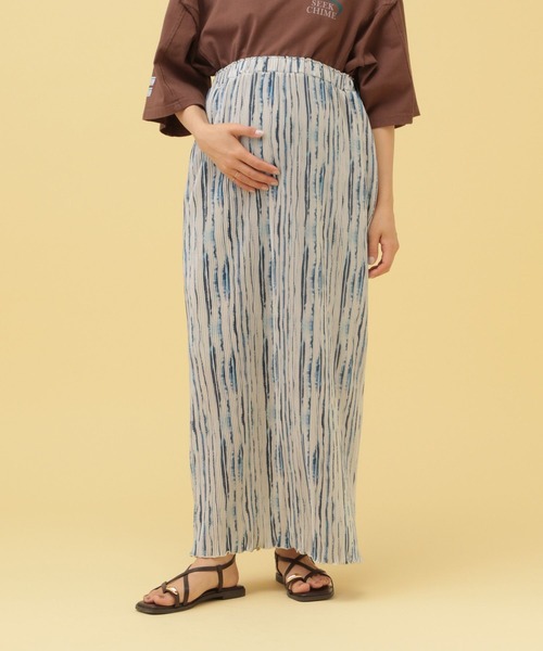 LEPSIM(レプシィム)の「【産前・産後対応】マタニティ/無地柄プリーツスカート 327385(マタニティウェア/グッズ・レディース・ホワイト/ブラック系その他/ブラック/ホワイト系その他/ブラウン系その他・FREE)」の2枚目の写真