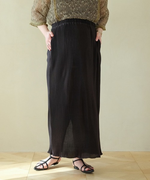 LEPSIM(レプシィム)の「【産前・産後対応】マタニティ/無地柄プリーツスカート 327385(マタニティウェア/グッズ・レディース・ホワイト/ブラック系その他/ブラック/ホワイト系その他/ブラウン系その他・FREE)」の12枚目の写真