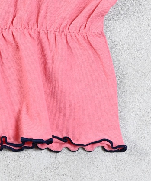 MARKEY'S（マーキーズ）の「チュールリボントップス（Tシャツ/カットソー・キッズ・ネイビー/ピンク/オフホワイト・150/140/130/120/110/100/90）」の17枚目の写真