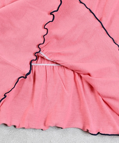 MARKEY'S（マーキーズ）の「チュールリボントップス（Tシャツ/カットソー・キッズ・ネイビー/ピンク/オフホワイト・150/140/130/120/110/100/90）」の18枚目の写真