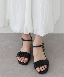 BLUEEAST | ギャザーストラップサンダル(サンダル)