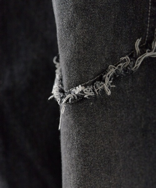 ROOPTOKYO（ループトウキョウ）の「トライバル カットオフ デニムショーツ（デニムパンツ・メンズ・ブルー/ブラック・L/M）」の21枚目の写真