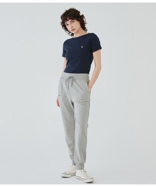 PETIT BATEAU（プチバトー）の「ボートネック半袖Ｔシャツ（Tシャツ/カットソー・レディース・ホワイト/ネイビー・XX-SMALL/X-SMALL/SMALL/MEDIUM/LARGE）」の5枚目の写真