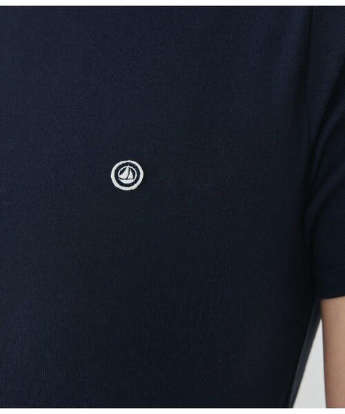 ボートネック半袖Tシャツ（Tシャツ/カットソー）｜PETIT BATEAU