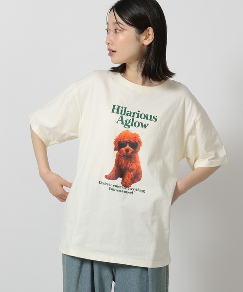 セール】ドッグプリントロゴTEE / 328629（Tシャツ/カットソー