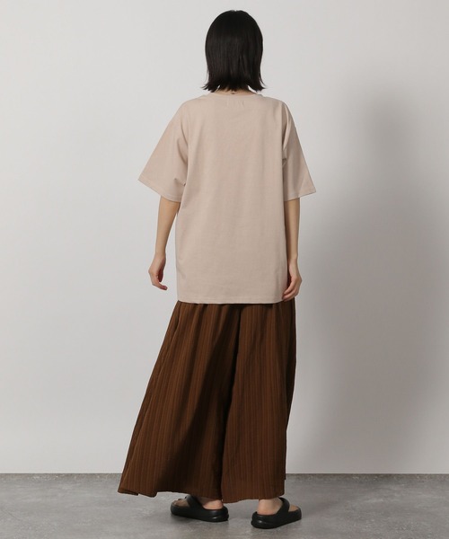 LAKOLE(ラコレ)の「ドッグプリントロゴTEE / 328629(Tシャツ/カットソー・レディース・チャコール/アイボリー/ベージュ/ネイビー・FREE)」の13枚目の写真