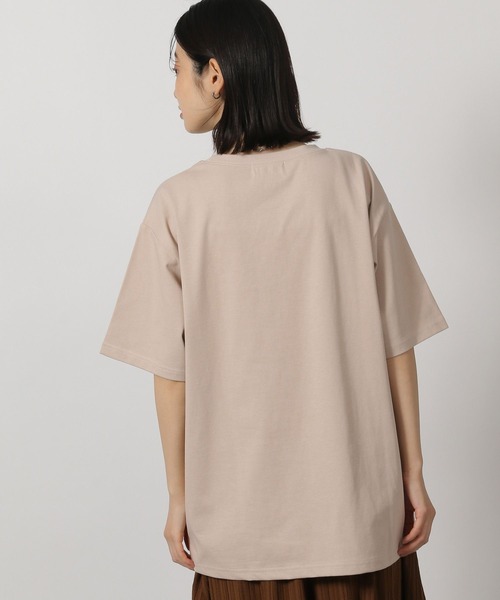 LAKOLE(ラコレ)の「ドッグプリントロゴTEE / 328629(Tシャツ/カットソー・レディース・チャコール/アイボリー/ベージュ/ネイビー・FREE)」の15枚目の写真