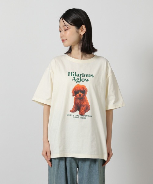 セール】ドッグプリントロゴTEE / 328629（Tシャツ/カットソー