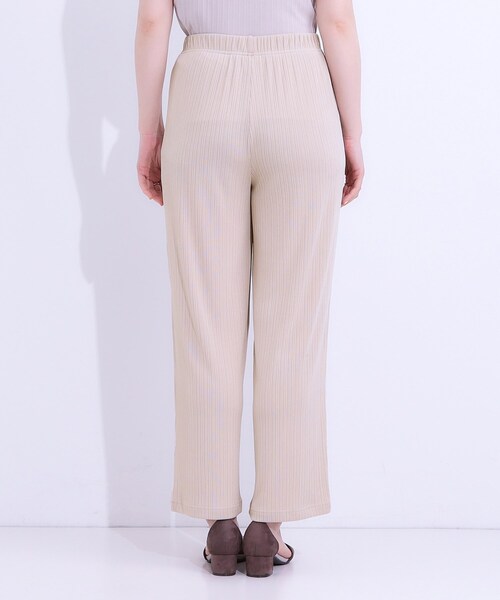 SHOO・LA・RUE(シューラルー)の「【S-LL】さらっと穿けて動きやすい リブイージーパンツ(その他パンツ・レディース・チャコールグレー/ベージュ/イエロー・01/02/03/04)」の10枚目の写真