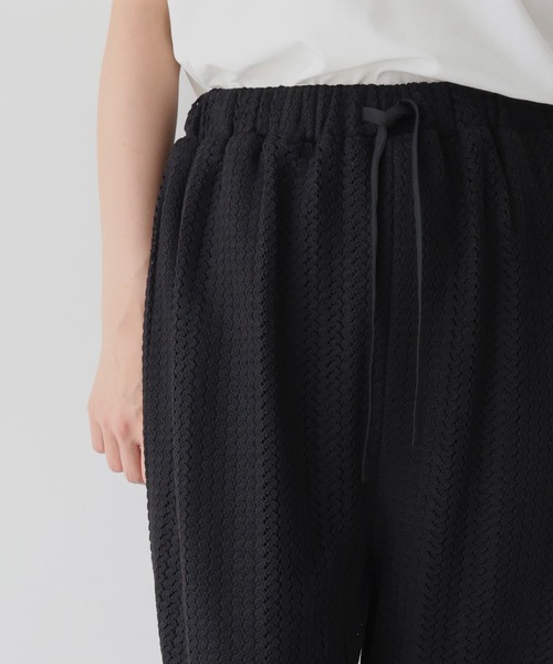hellam（へラム）の「クロッシェレース ストレートパンツ（その他パンツ・レディース・ブラック/ベージュ/アイボリー・FREE）」の7枚目の写真