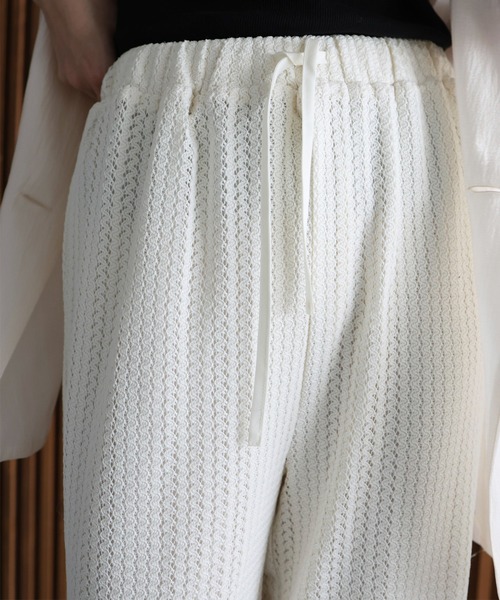 hellam（へラム）の「クロッシェレース ストレートパンツ（その他パンツ・レディース・ブラック/ベージュ/アイボリー・FREE）」の16枚目の写真