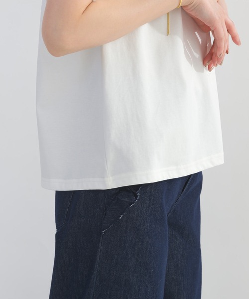 PICCIN(ピッチン)の「肩リボンモチーフカットソー(Tシャツ/カットソー・レディース・オフホワイト/ブラック・M)」の21枚目の写真